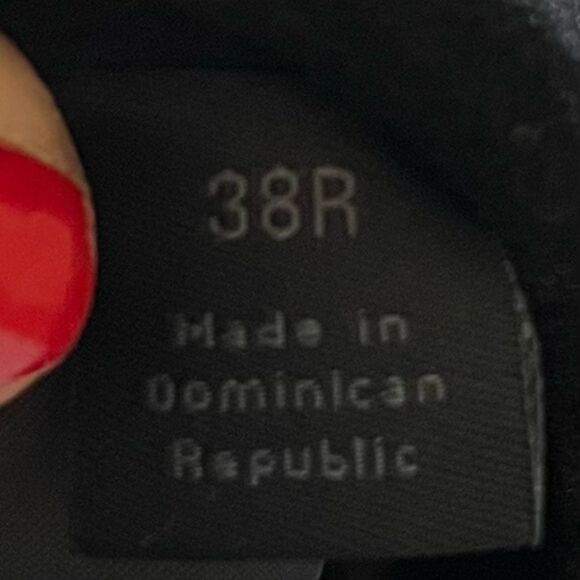 Men’s Calvin Klein Proper‎ Wool Blend 3 Botton Coat in Black, New with tags, 38R - Picture 8 of 10